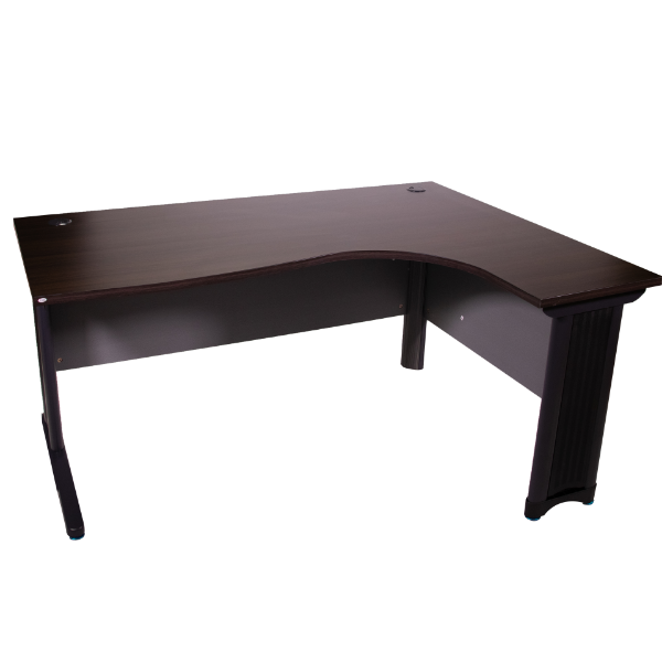 Picture of ST-D362R BW Torch 1600x1200 L-Type Desk - Black Walnut