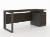 Picture of ET-D167W Evolve 1600 x 700 Desk w/Cupboard - Walnut