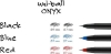 Picture of 61-004 UniBall Onyx Pen Blue Micro #60041