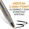 Picture of 61-015 Bic Round Stic Pen Black Med #GSM609-BLK