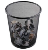 Picture of 05-028 Mesh Waste Paper Bin Round (28cm) Black