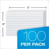 Picture of 13-002 3x5 Ruled Cards (100) White