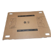 Picture of 37-040 Brown F/S Storage Box w/Lid - Flat