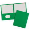 Picture of 40-054 Avery Double Pocket Portfolio - Green #47987