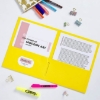 Picture of 40-055 Avery Double Pocket Portfolio - Yellow #47992