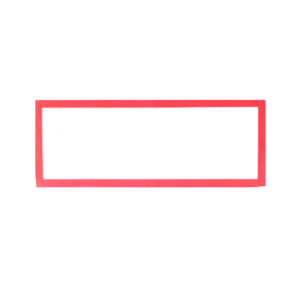 Picture of 45-008 1-5/8 x 4-1/8 Crack & Peel Labels (100) Red