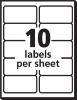 Picture of 45-066 PRES-a-ply 8-1/2x11 Laser/Inkjet Labels (100) #AVE 30605