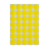 Picture of 46-032 Maco Round Label 3/4" (1M) -Yellow #MR1212-4