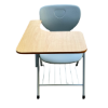 Picture of AA-1001R  Image Student Desk w/Tablet & Basket - GY/BE #L40472