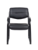 Picture of B9-519BK Boss Sled Base Side Chair - Black Vinyl