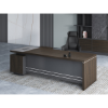 Picture of ET-D1816W  Prime 1800 x 1650 Exec. Desk w/Side Cabinet - Walnut