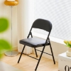 Picture of AA-94771BK Image Metal Folding Chair Padded - Black