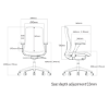 Picture of AA-5316CH Anji (Fedo) High Back  Multi-Functional Chair - CH