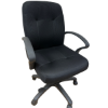 Picture of AA-5345BK Image Medium Back Adjustable Chair - Black