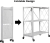Picture of AZ-RYX53W Image 760H x 720W Foldable 3-Shelf Rack - White