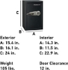 Picture of 09-031 Sentry 24 x 15.4 x 16.1 Digital Safe #T6-3L1