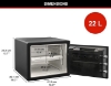Picture of 09-038 Sentry 13.7 x 16.3 x 19.3 F/Proof Safe w/Combo Lock #SF082CS