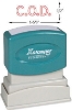 Picture of 75-011 Xstamper Self Ink Stamp Red C.O.D. #1011