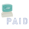 Picture of 75-014C  Xstamper Self Ink Stamp Blue PAID #1005