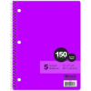 Picture of 07-078 5-Subject Wirebound Book (150 Shts)
