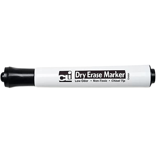 Picture of 53-015A CLI Dry Erase (Whiteboard) Marker - Black #47920