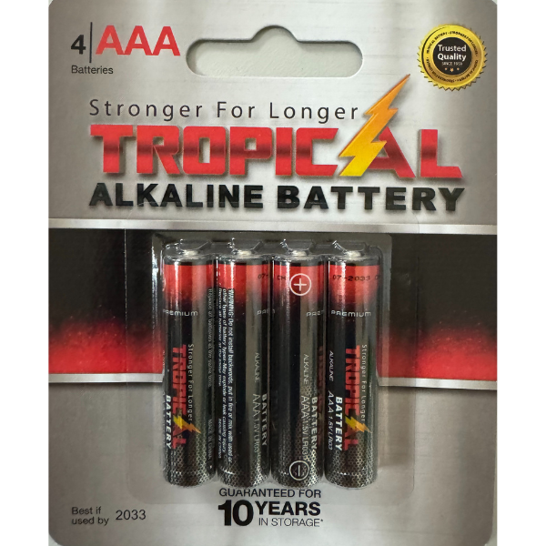 Picture of 03-052A Tropical Alkaline AAA Battery (4pk)