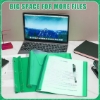 Picture of 40-004 B/Source Plastic Front Folder - Green #78519
