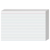 Picture of 13-006 8x5 Ruled Cards (100) White