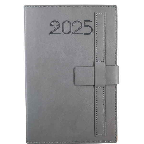 Picture of 90-007 SOS 5 1/2 x 8 1/2 Exec Appt. Diary w/Flap - Grey
