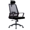 Picture of AA-5382BK Image-Alidis HB Mesh Chair w/Headrest & Loop Arms - Blk