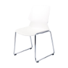 Picture of AA-5265WH Image Stack Chair w/Chrome Frame - White