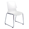 Picture of AA-5265WH Image Stack Chair w/Chrome Frame - White