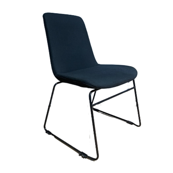 Picture of AA-3162BK Image Fabric Side Chair w/o Arms- Black