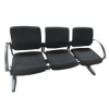 Picture of AA-R5395BK Image 3-Seater Fabric Reception Unit w/Arms - Black