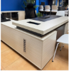 Picture of ET-E1820R WO  Royal 1800 x 2000 Exec. Desk with Side Cabinet - White Oak
