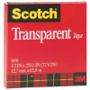 Picture of 82-009 3M 1/2x72 Transparent Tape 12x66 #600